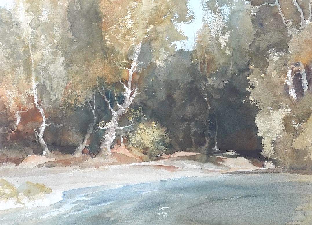 Sir William Russell Flint, 1880-1969, 'Autumn on the Cere'